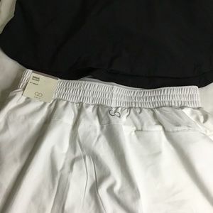 Calia Golf Skirt Skort 16" Moisture Wicking W/ Pockets and undershort pocket